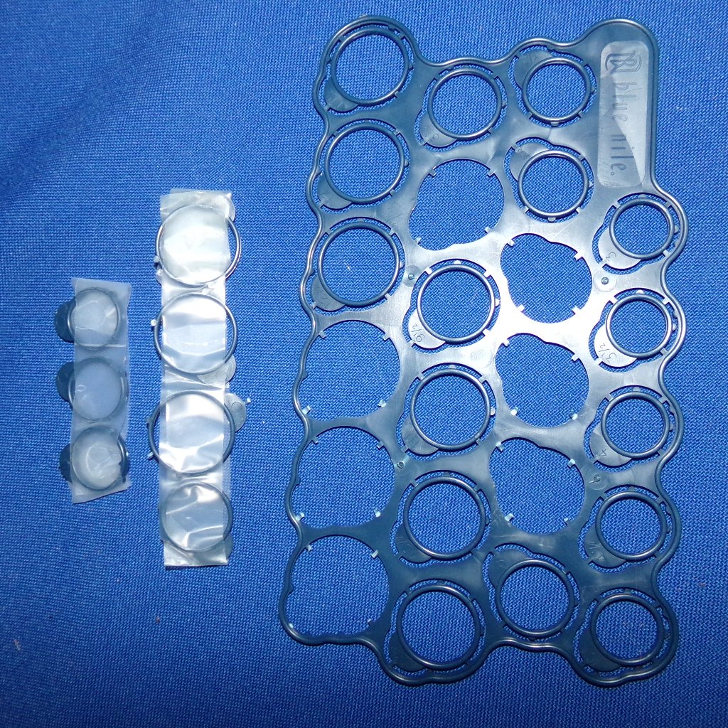 Vintage Blue Nile Ring Size Finger Reusable Measuring Tool - His & Hers